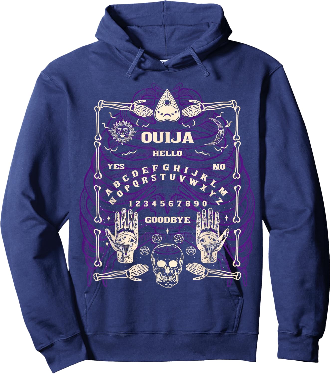 Ouija Spirit Board Hoodie - Hoodie | Navy