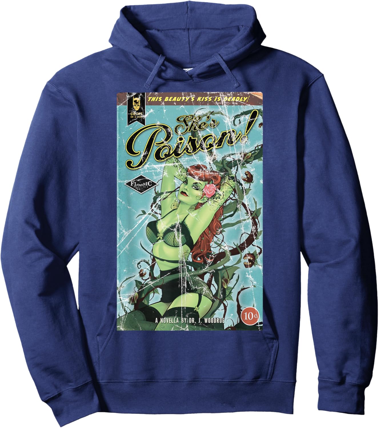 DC Poison Ivy Cover Poison Hoodie - Hoodie | Navy
