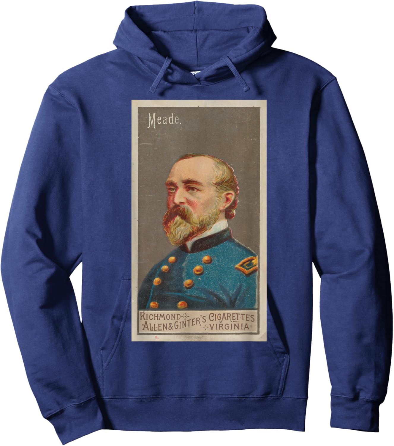 General George Meade Portrait (1888) Hoodie - Hoodie | Navy