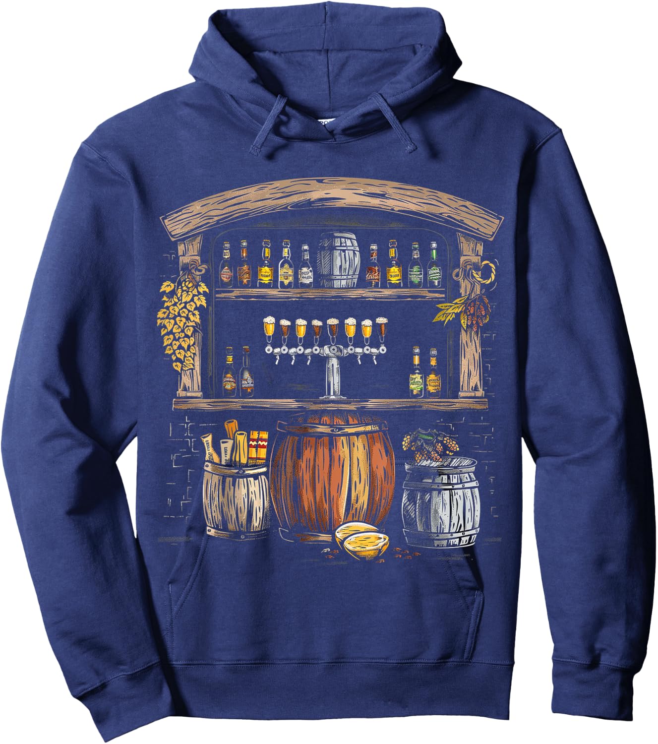 Craft Beer Pub Hoodie - Hoodie | Navy