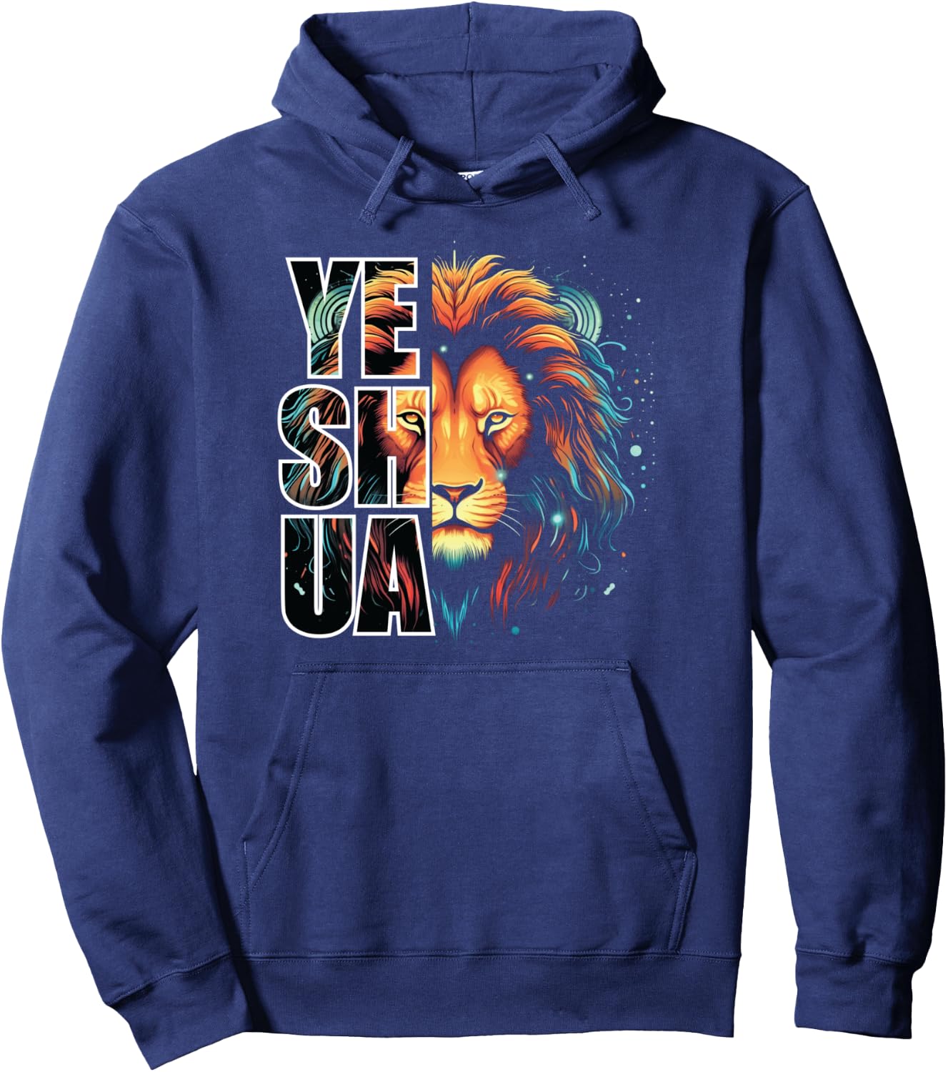 Yeshua Lion Of Judah Fear Bible Christian Religious Hoodie - Hoodie | Navy