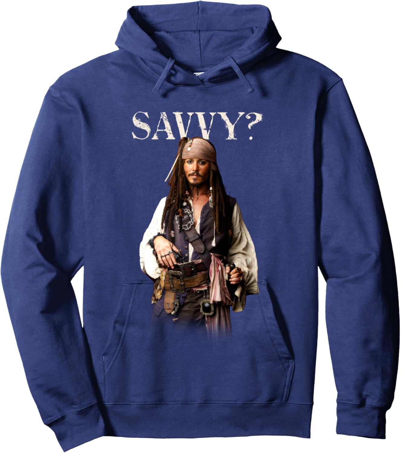 Disney Pirates of the Caribbean Captain Jack Savvy? Hoodie - Hoodie | Navy