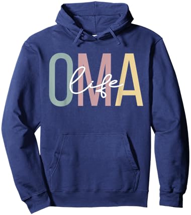 Oma Life Oma Grandma Boho Oma Grandmother Hoodie - Hoodie | Navy