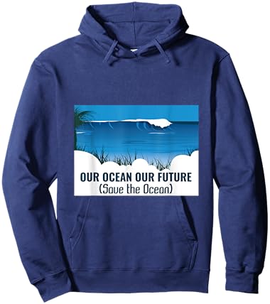 Save our reefs World Oceans Day Hoodie - Hoodie | Navy