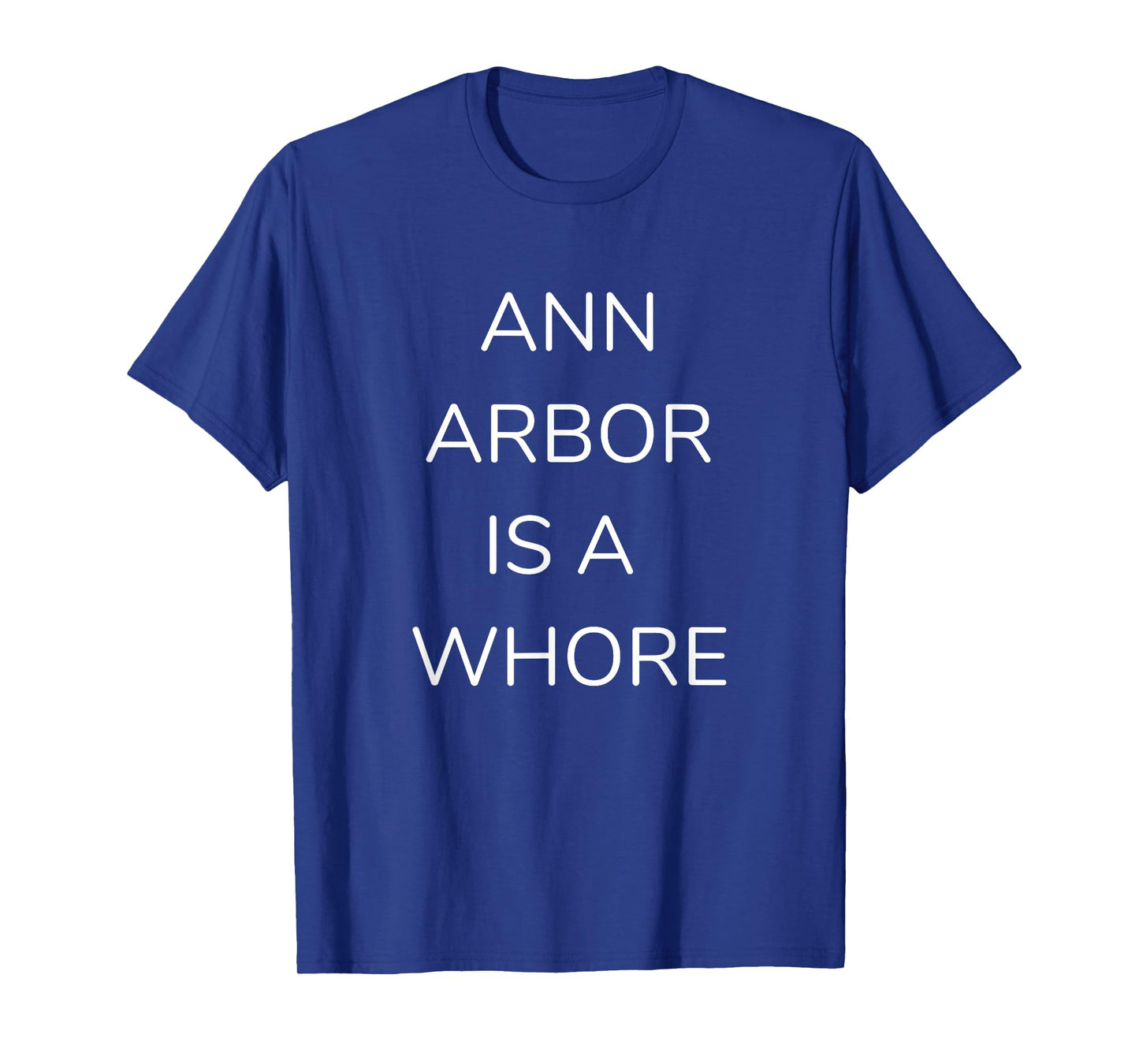 ANN ARBOR IS A WHORE TSHIRT TEE T-SHIRT GAMEDAY ATTIRE T-Shirt