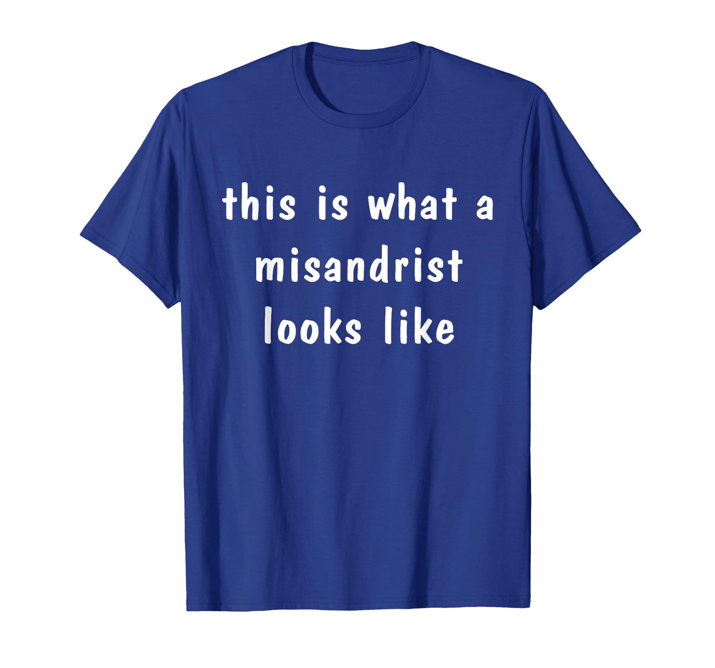 This Is What A Misandrist Looks Like Misandry Sarcastic T-Shirt