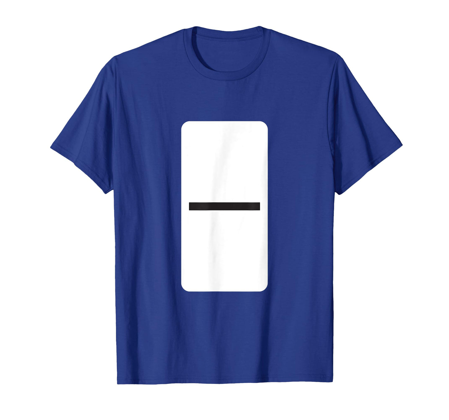 Double Blank Dominoes T-Shirt Halloween Costume Domino Game T-Shirt