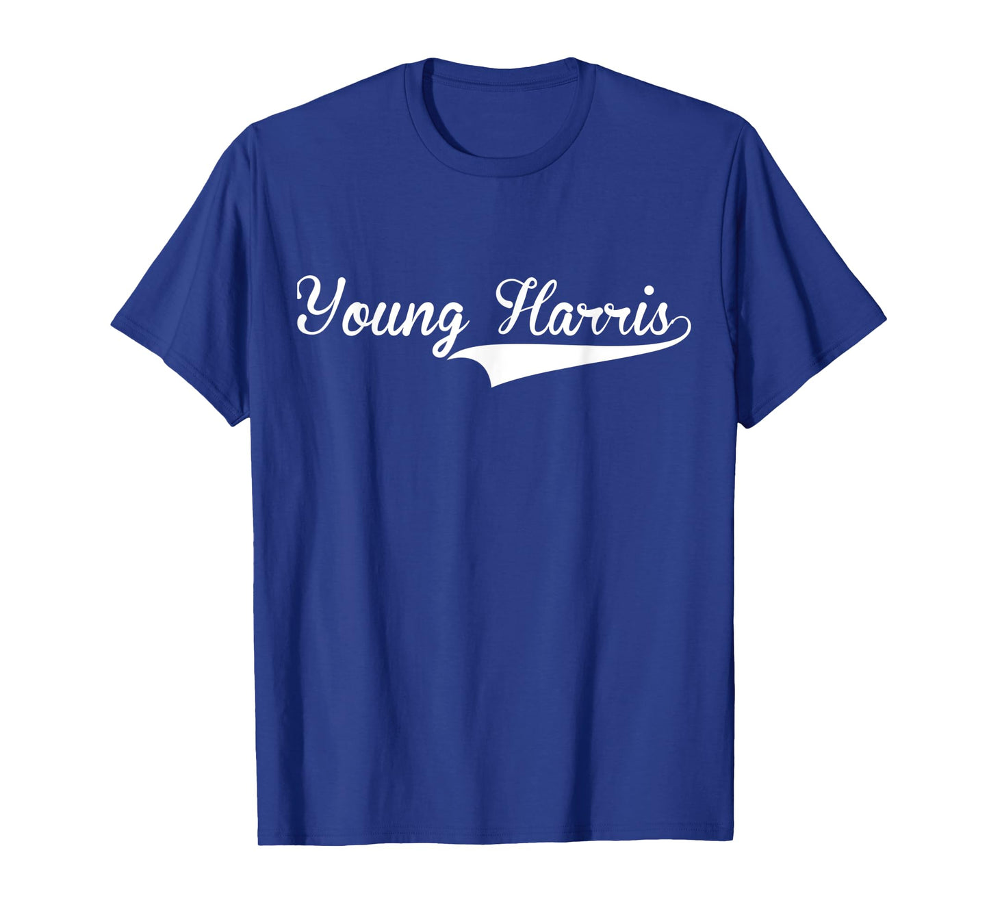YOUNG HARRIS Baseball Vintage Retro Font T-Shirt