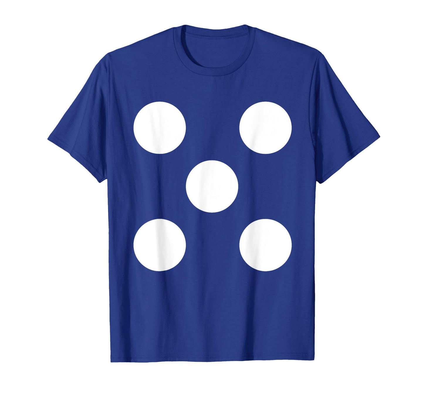 Human Dice Number 5 Group Matching Halloween Costume Family T-Shirt