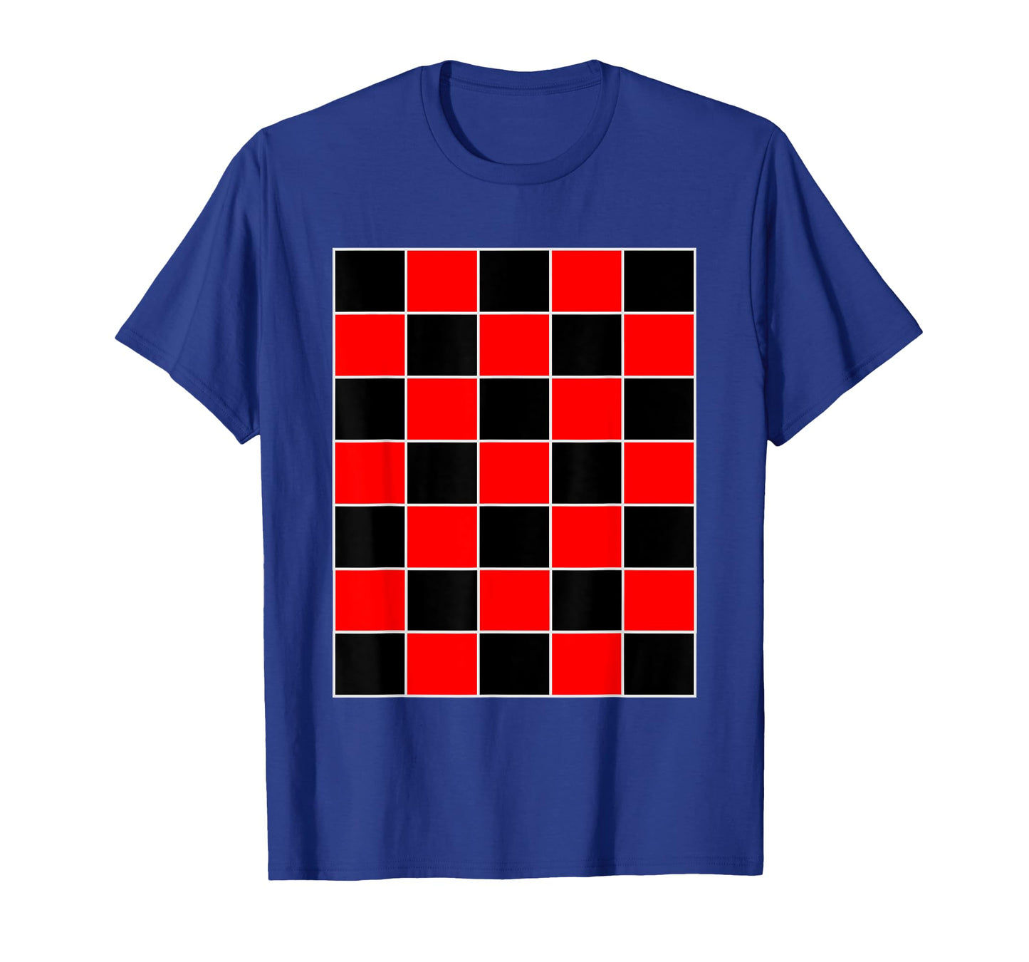 Funny Checkerboard Shirt Board Games Black & Red for Men T-Shirt