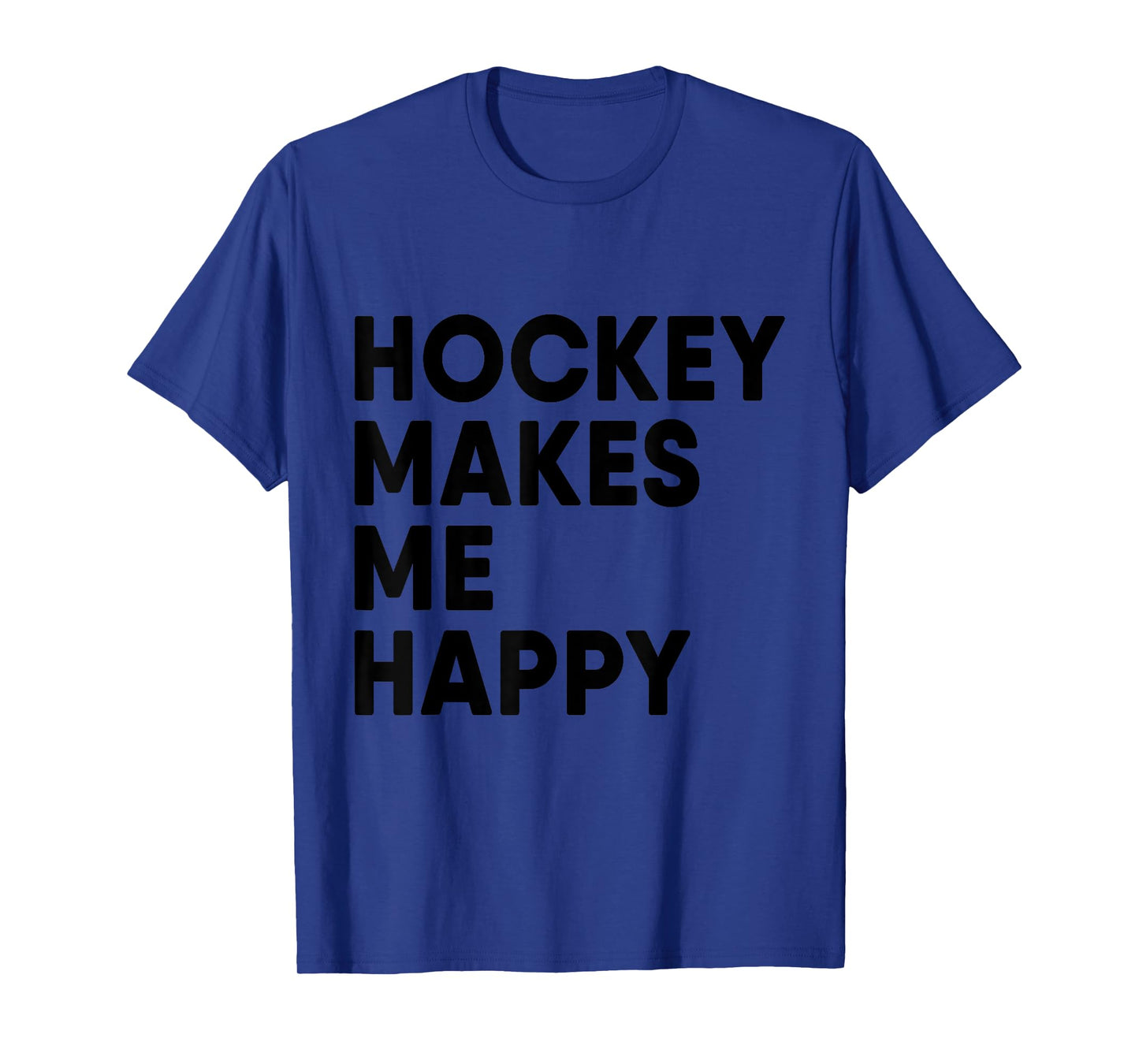 Hockey Makes Me Happy Ice Hockey Boy T-Shirt