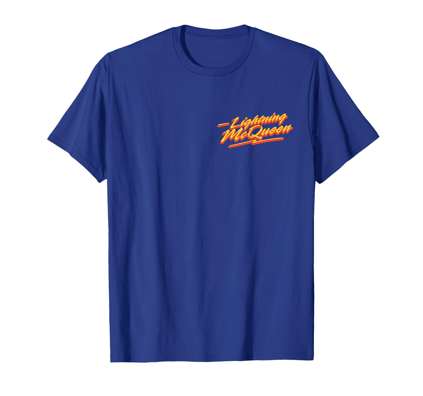 Disney Pixar Cars Lightning McQueen Retro Race Art T-Shirt