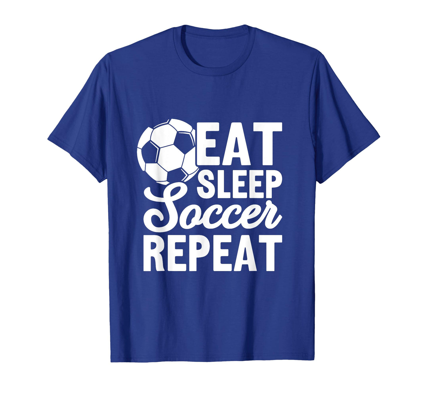 Eat Sleep Soccer Repeat Kids T-Shirt
