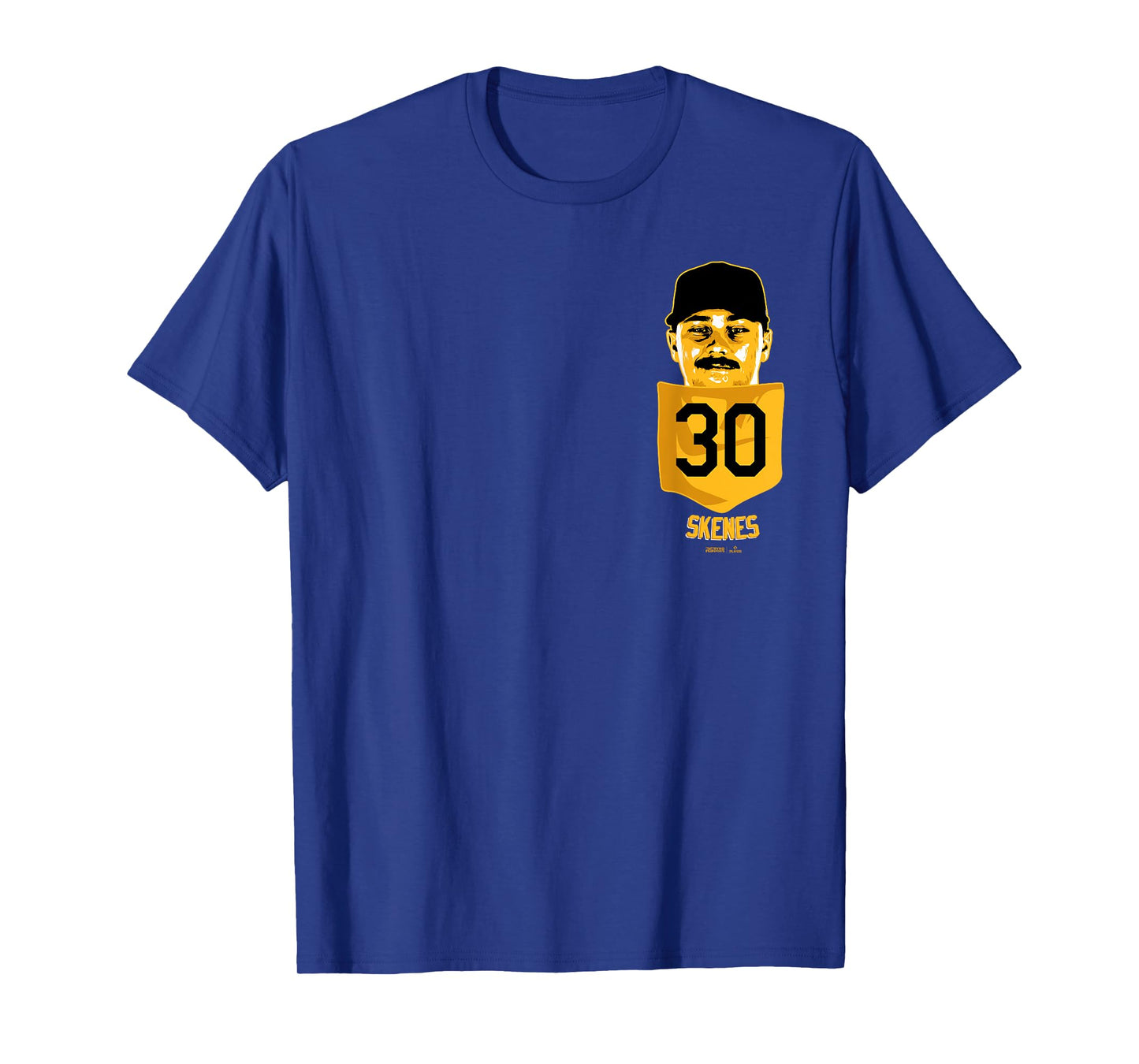 Paul Skenes Pittsburgh Baseball Pocket Tee MLBPA T-Shirt