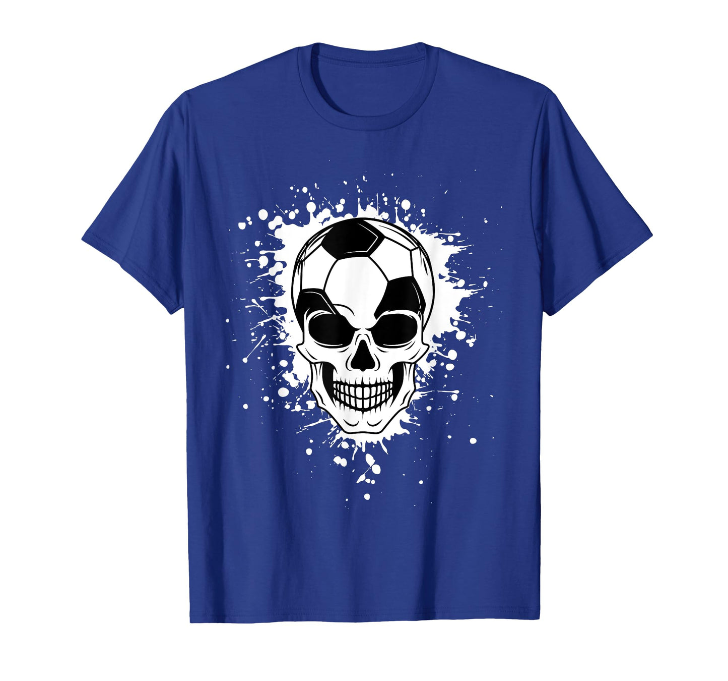 Halloween Soccer Ball Skull Sport All Hallows' Day T-Shirt