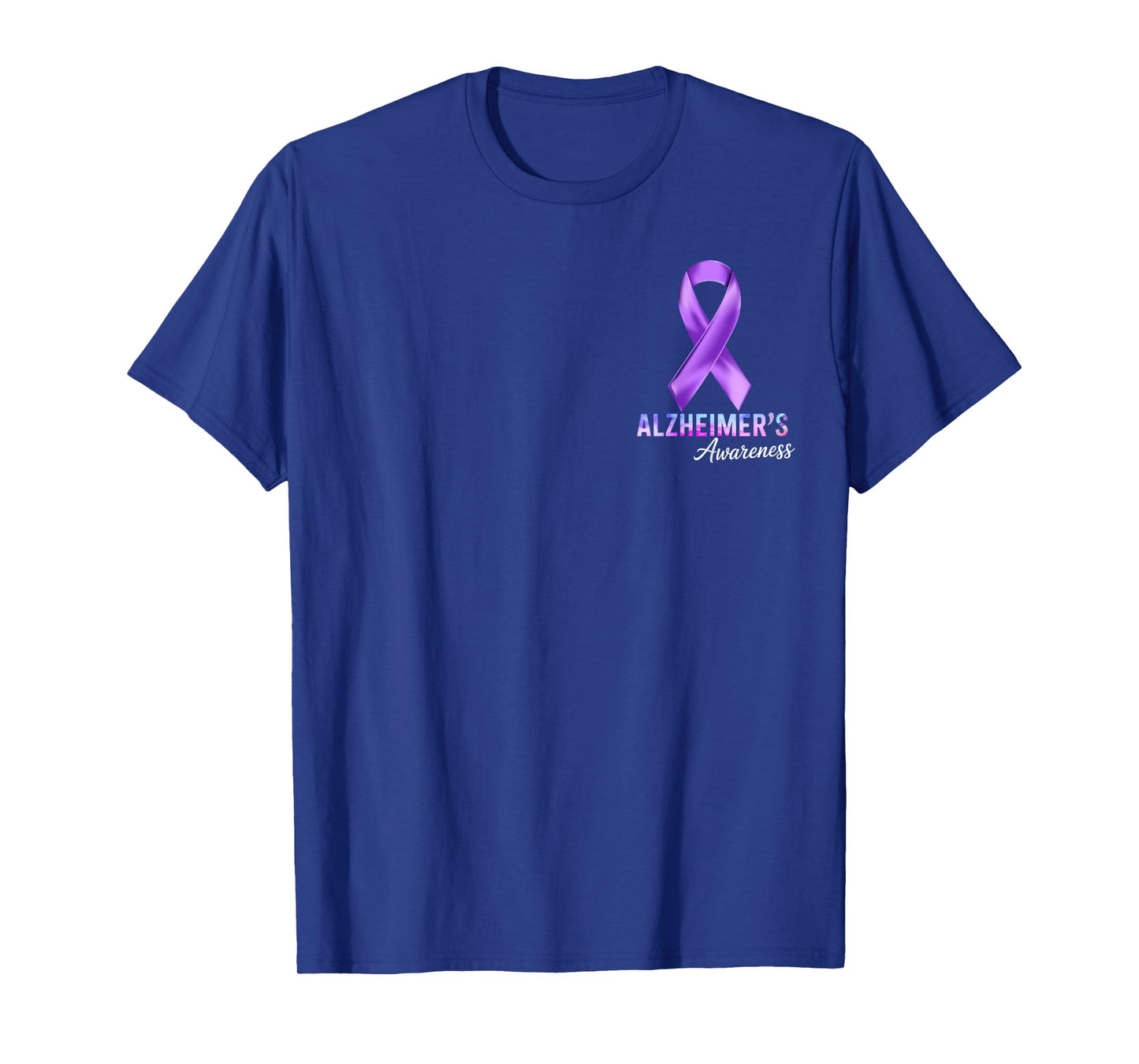 Cute Purple Alzheimer's Awareness Graphic Tee Women Men T-Shirt