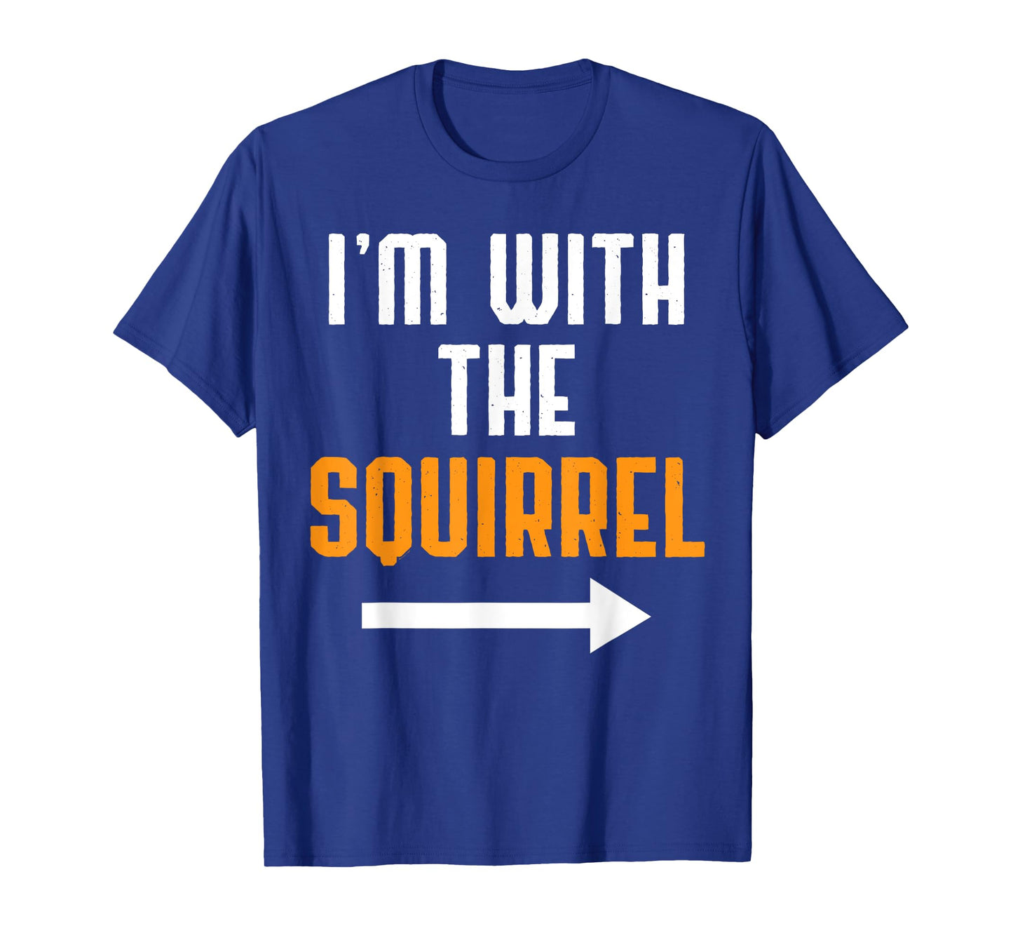 I'm With The Squirrel Costume Funny Halloween Couple T-Shirt