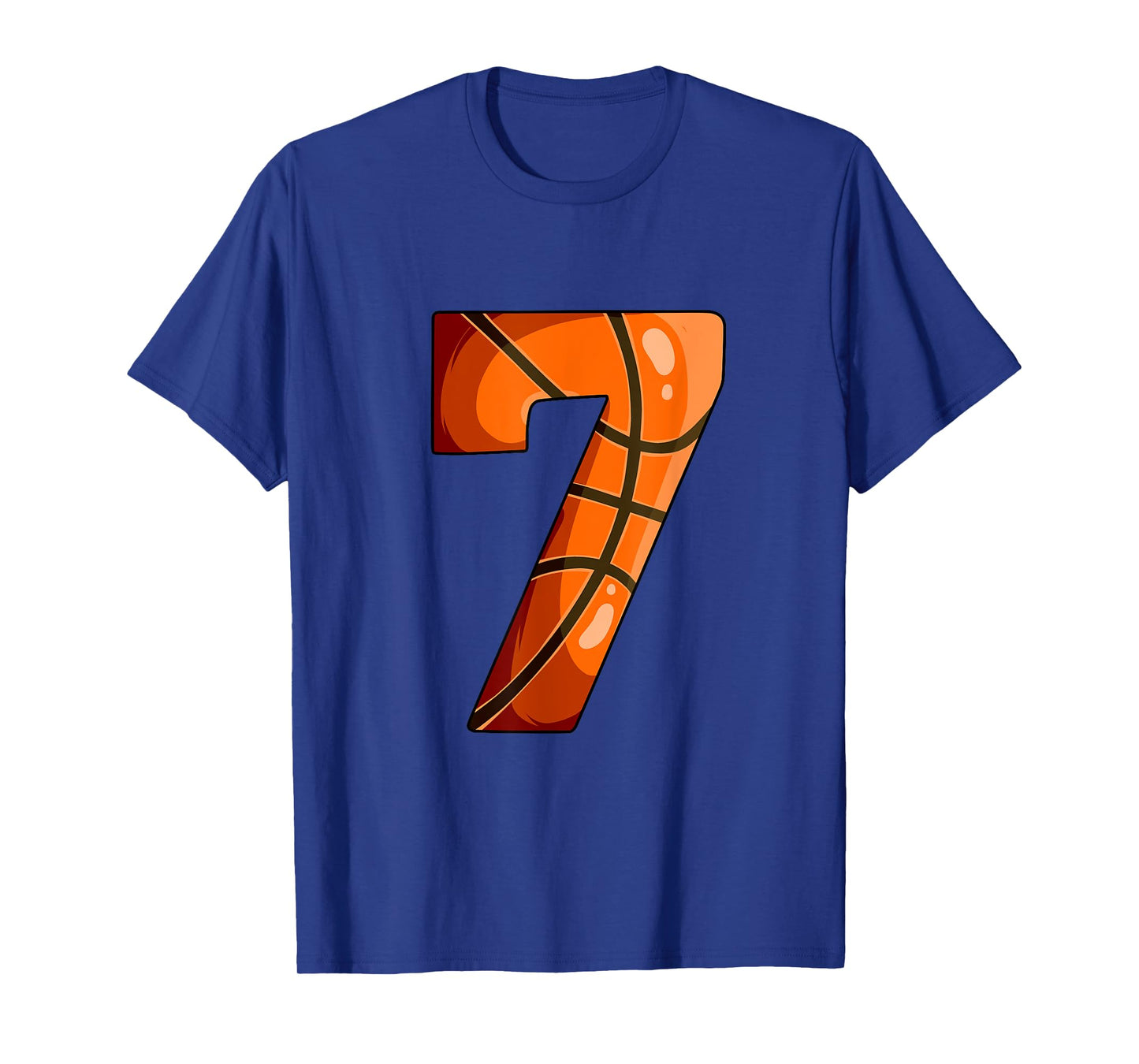 7th Birthday Basketball T-Shirt