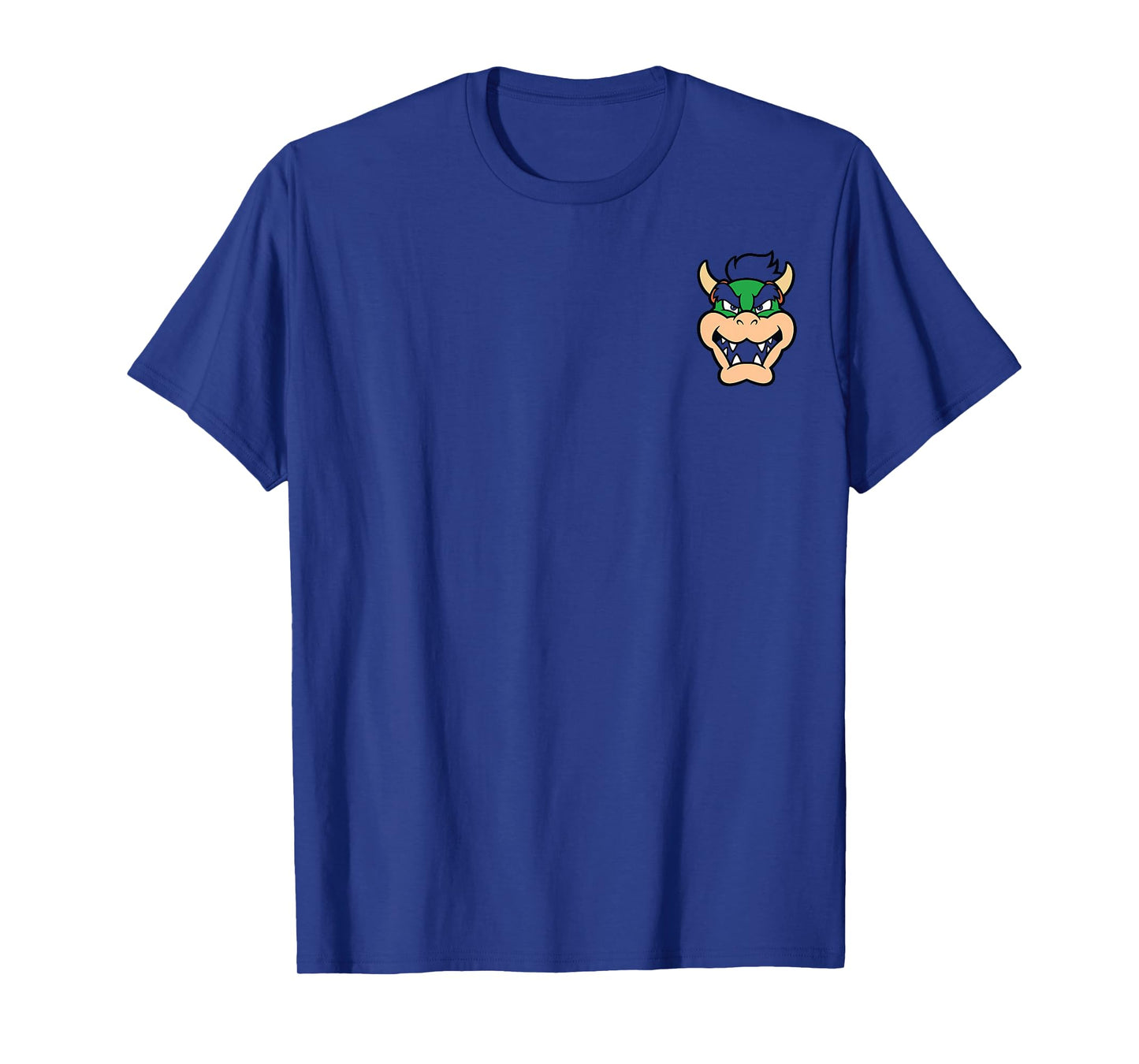 Nintendo Super Mario Bowser Pocket Face Graphic T-Shirt T-Shirt