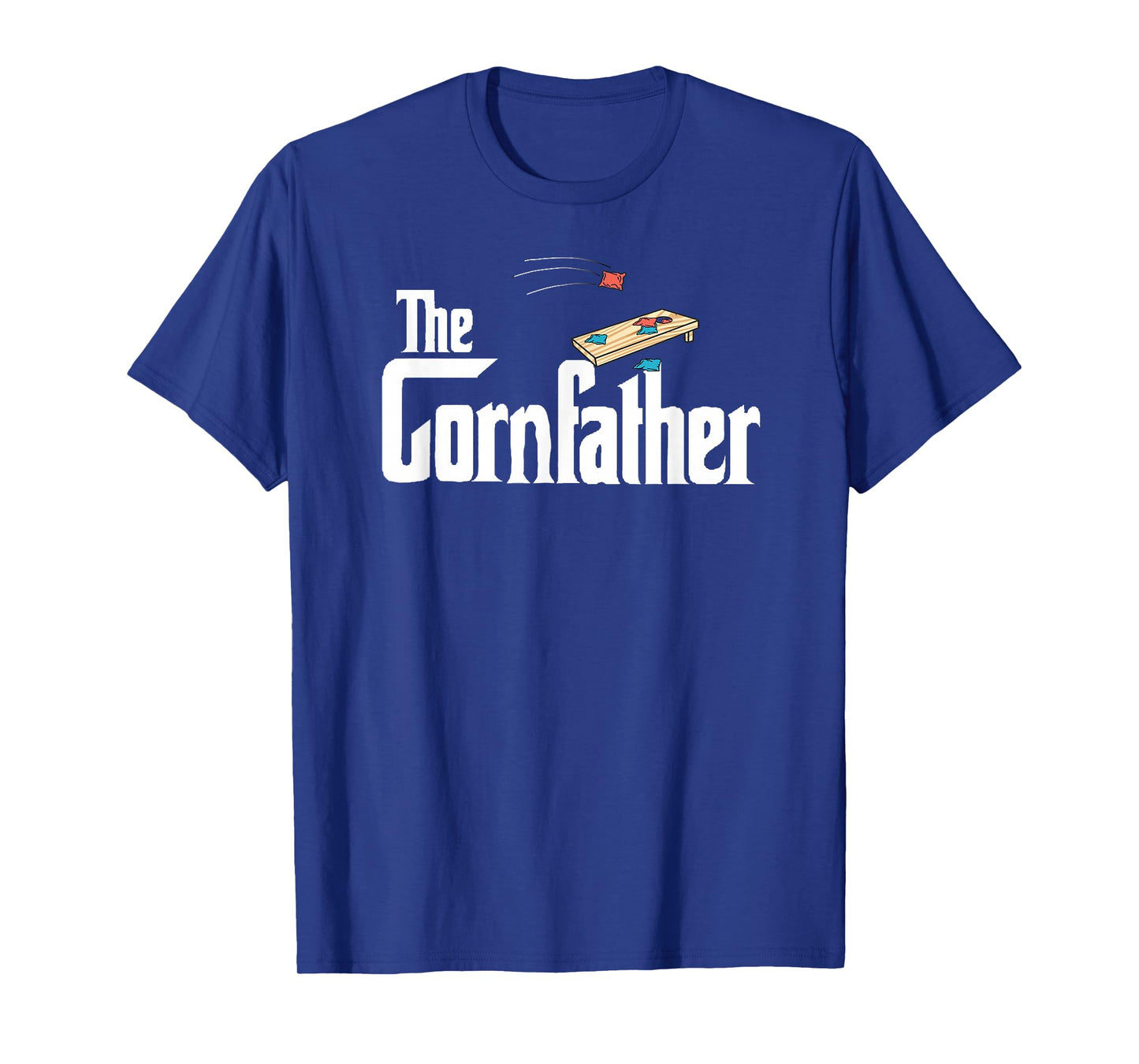 Funny Cornhole The Cornfather Funny Fathers T-Shirt