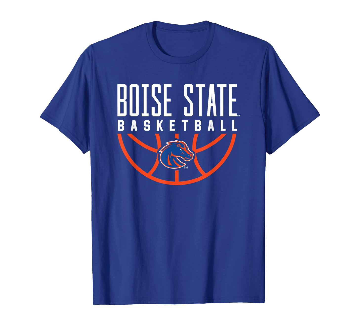 Boise State University BSU Broncos Basketball Arch T-Shirt
