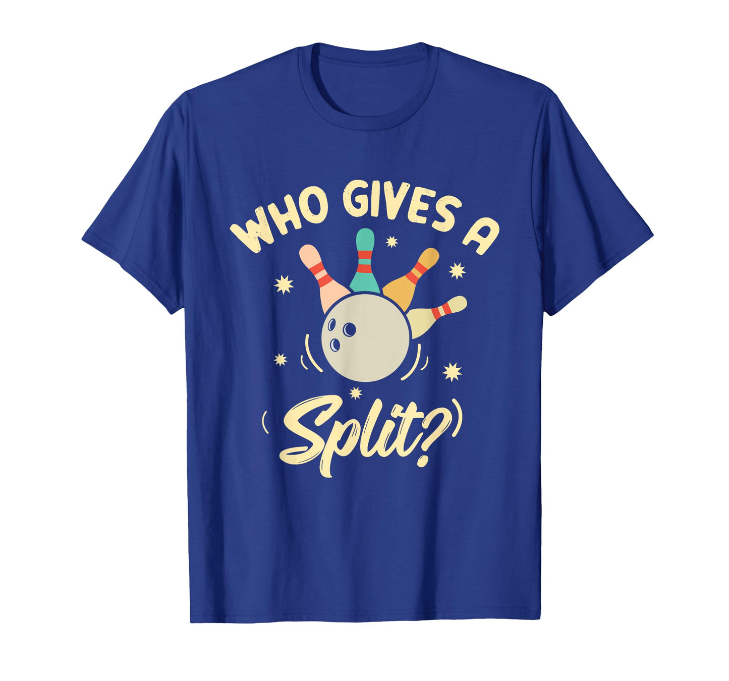 Who Gives A Split Funny Bowling Player Game T-Shirt