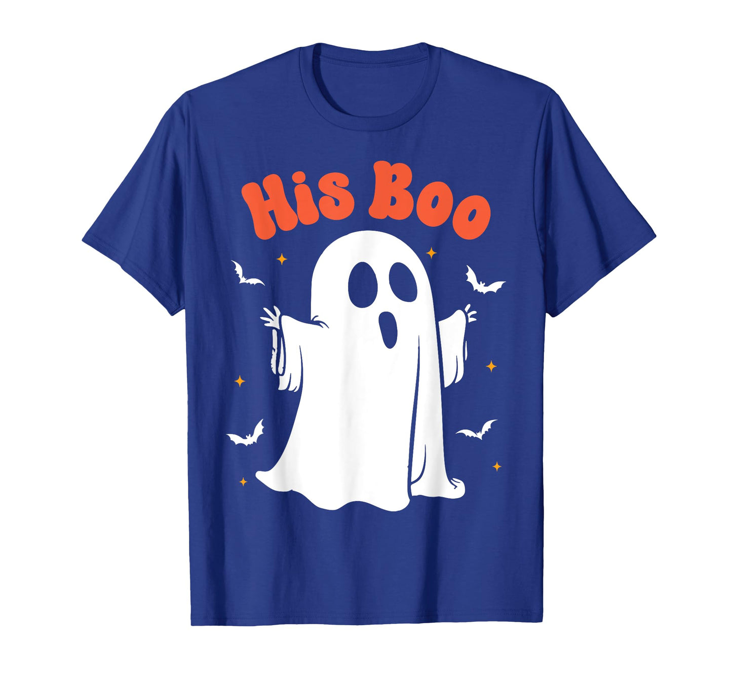 Her Boo & His Boo Funny Matching Halloween Pajama Couples T-Shirt
