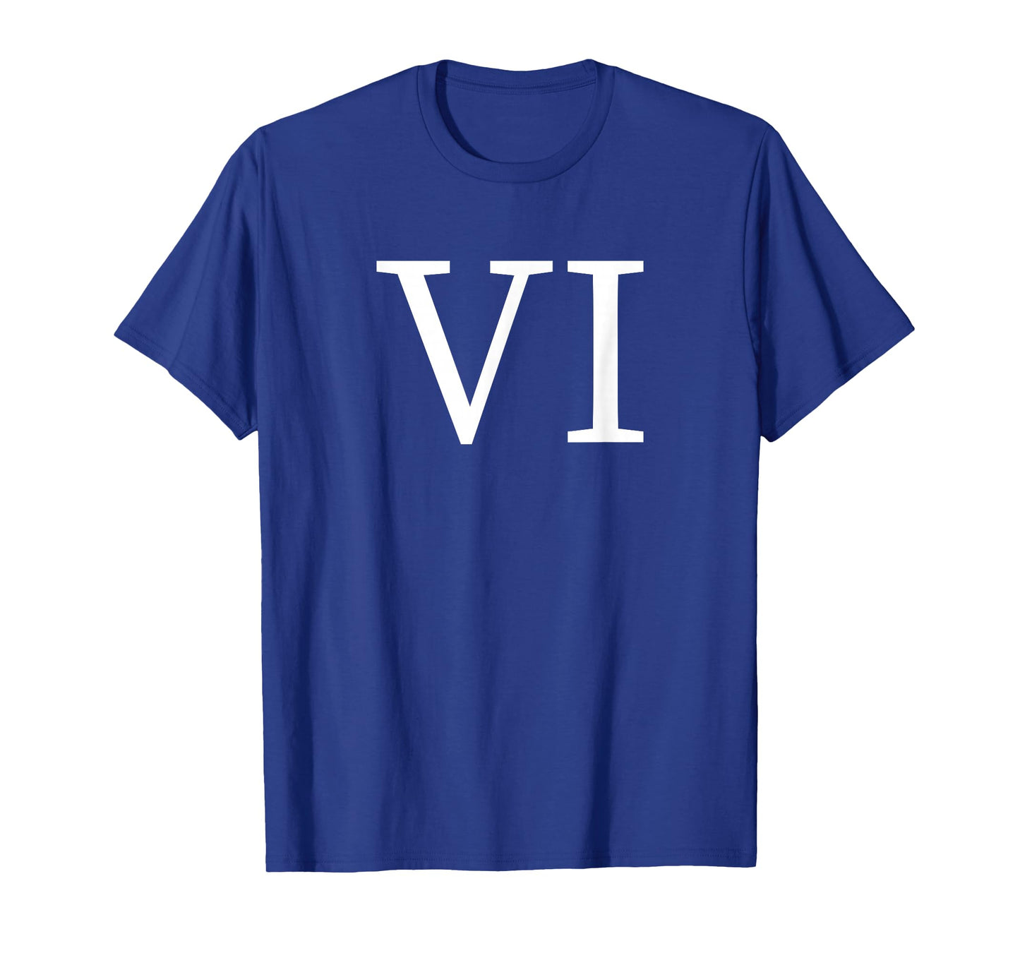 67 Roman Numerals VI Funny Six Seven Meme 6 7 Matching T-Shirt