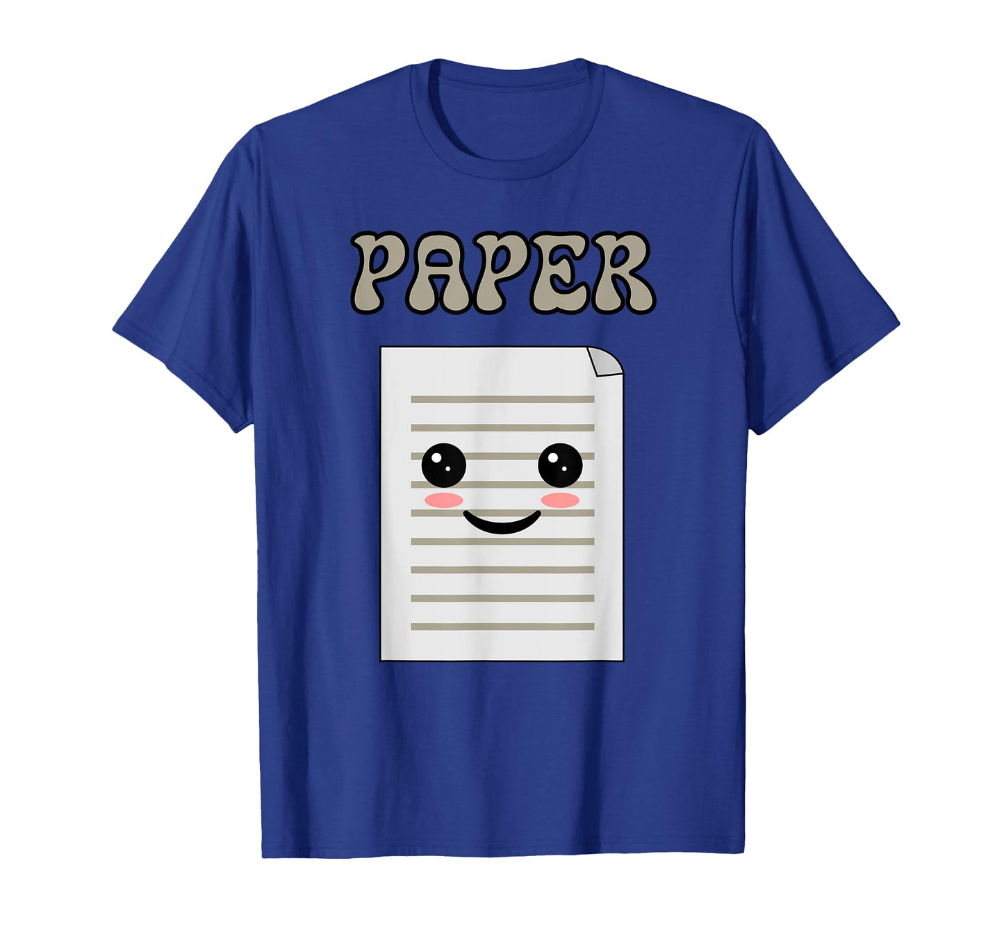 Rock Paper Scissors Easy Halloween Matching Group Costume T-Shirt