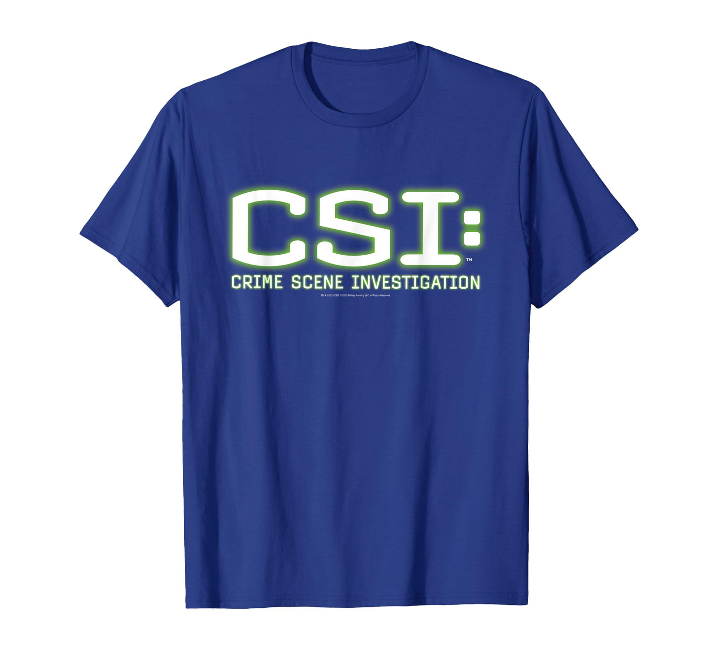 CSI: Crime Scene Investigation Green Glow Logo TV T-Shirt
