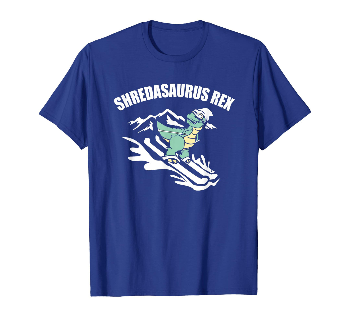 Shredasaurus Rex Ski Dinosaur T-shirt Kids Funny Skiing Gift T-Shirt