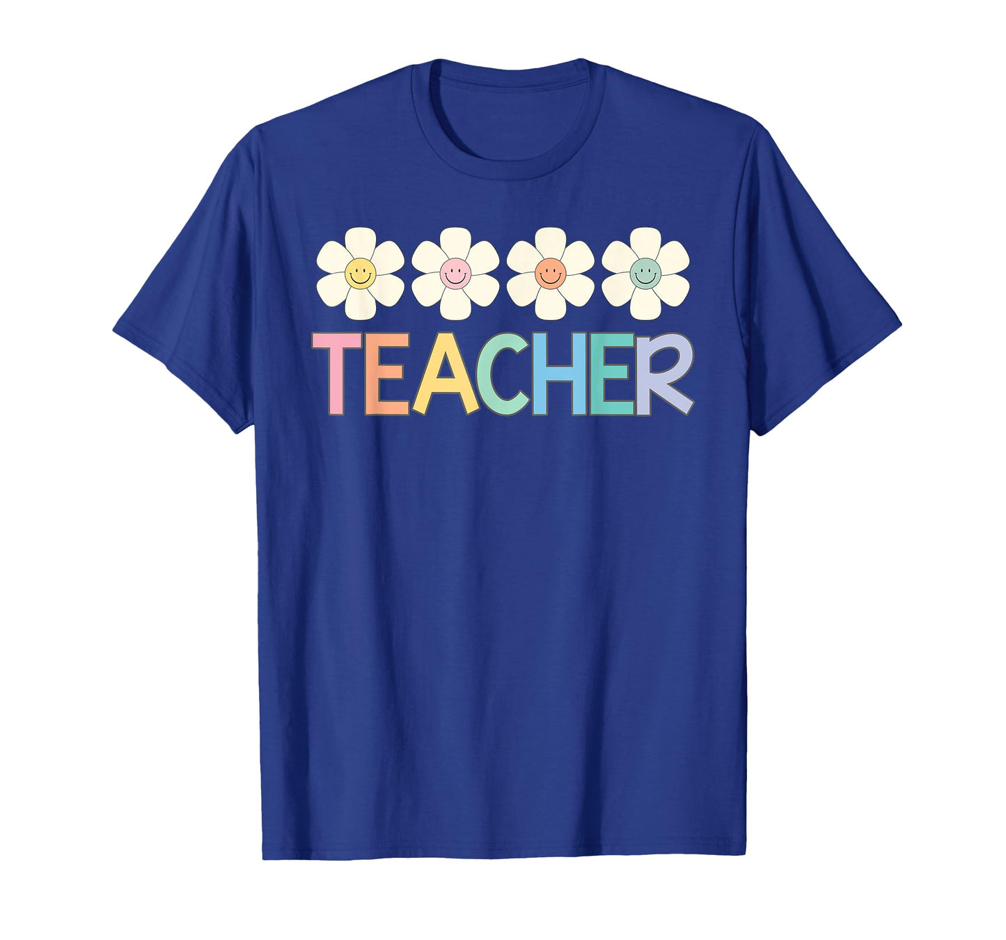 Groovy Teacher Cute Daisy Flower Retro Back to School T-Shirt