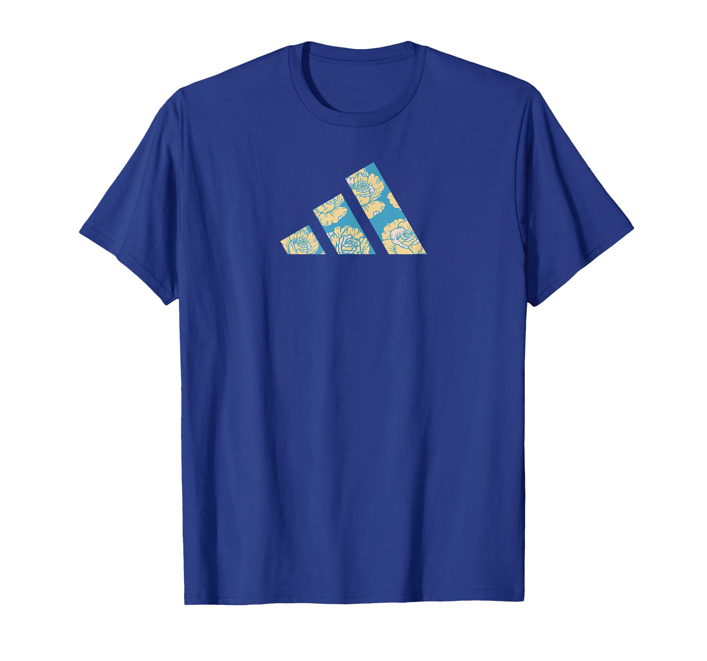 adidas Badge of Sport Floral Three Bar Graphic T-Shirt