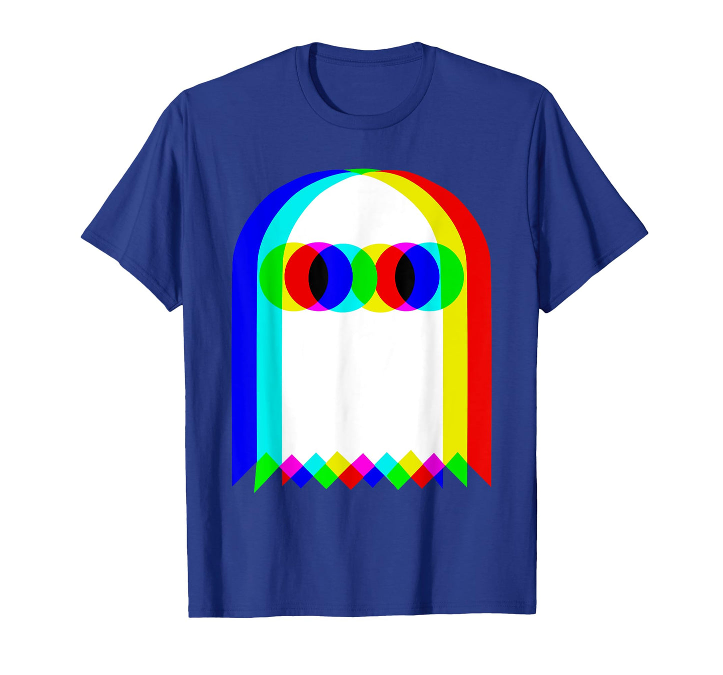 Halloween Glitch Ghost - Multicolor Spooky T-Shirt