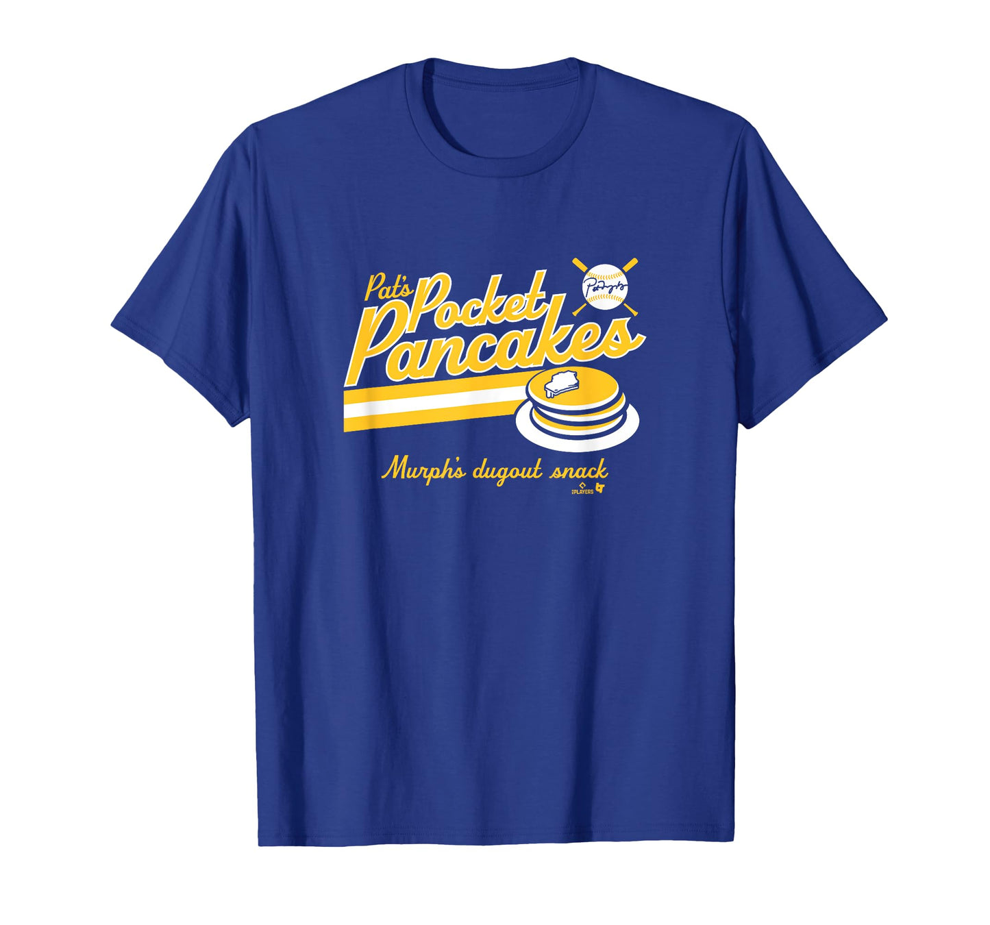 Pat Murphy - Pocket Pancakes (Navy) - Milwaukee Baseball T-Shirt