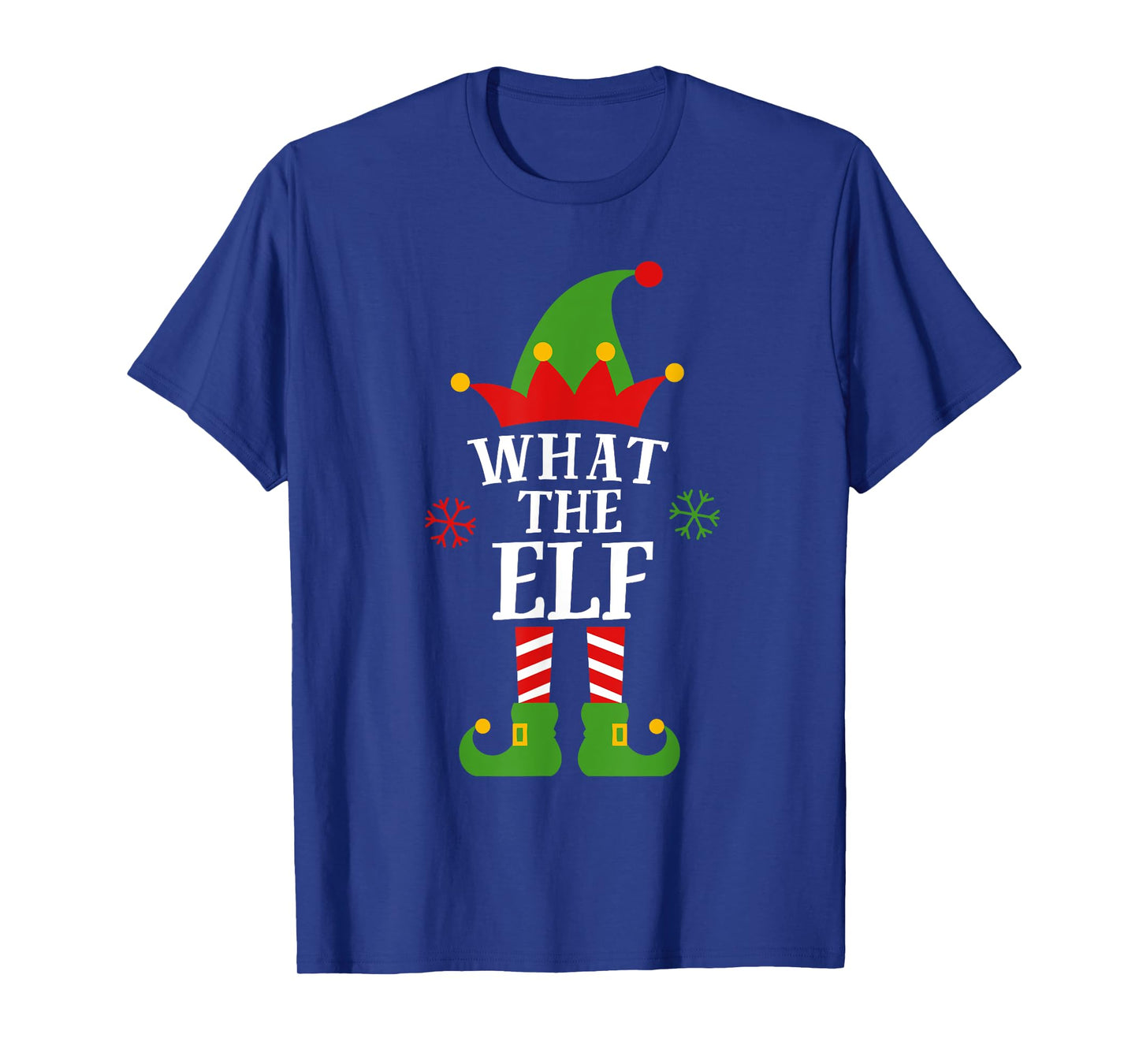 What The Elf Funny Matching Family Group Christmas Pajama T-Shirt