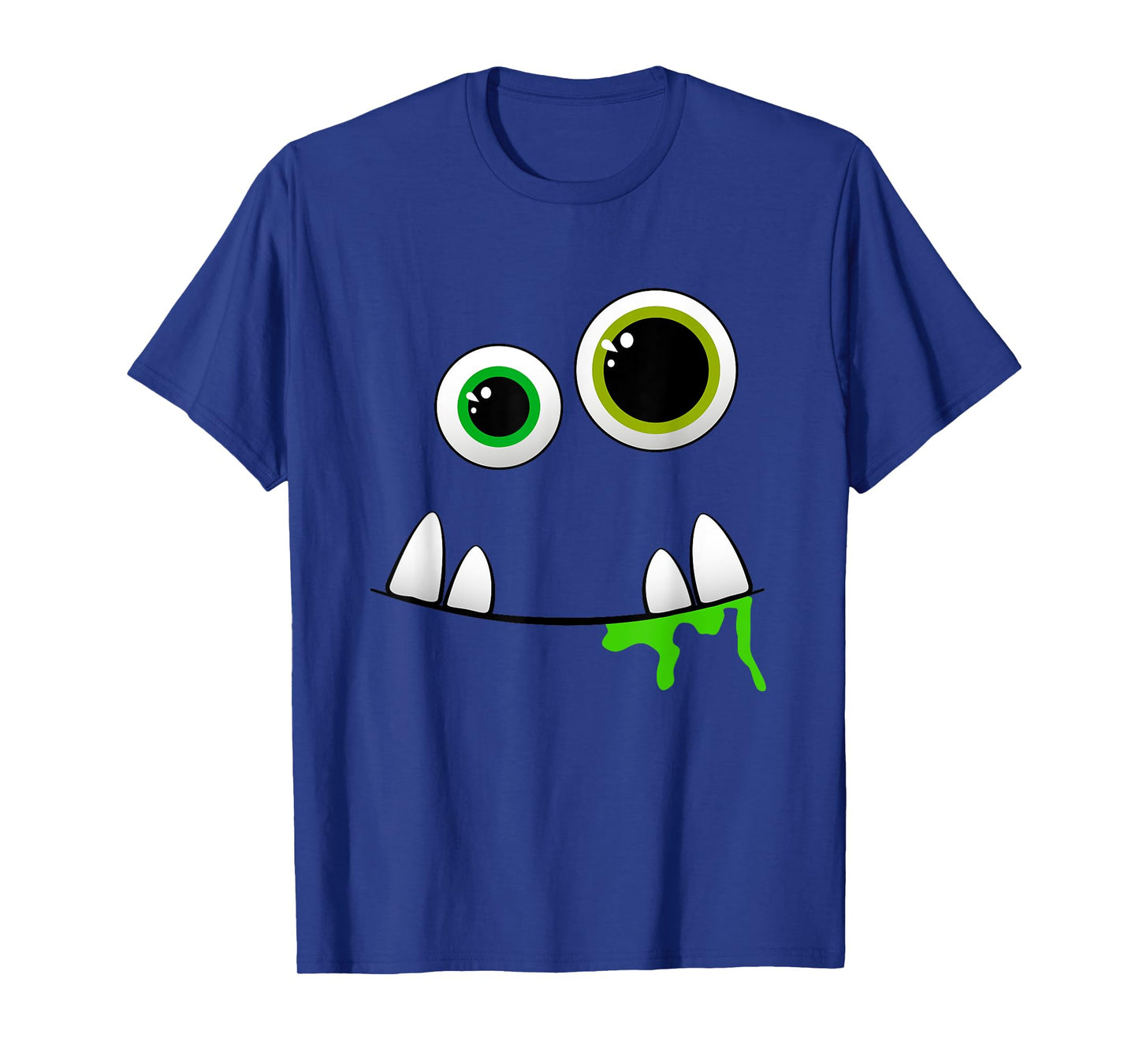 Cute Monster Face Halloween Group Costume Gift T-Shirt