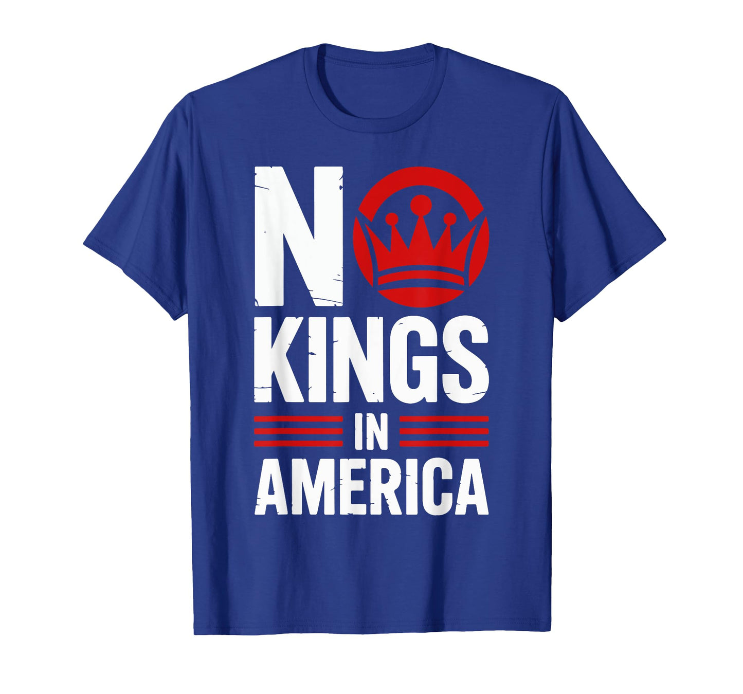 No Kings In America Protest Sign We The People Vintage T-Shirt