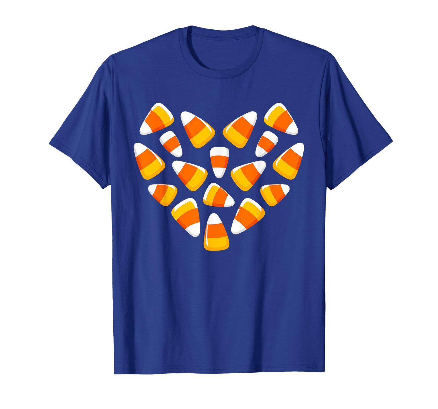 Candy Corn Heart Halloween T-Shirt