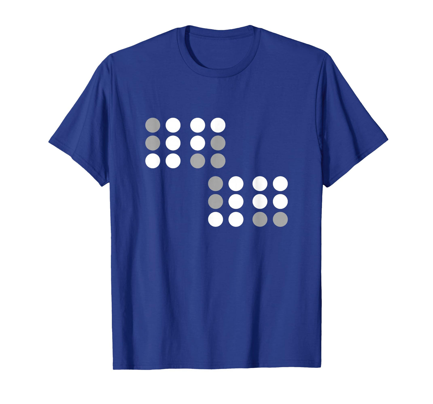 Funny Six Seven 6 7 Meme Unique Design 6 7 in Braille T-Shirt