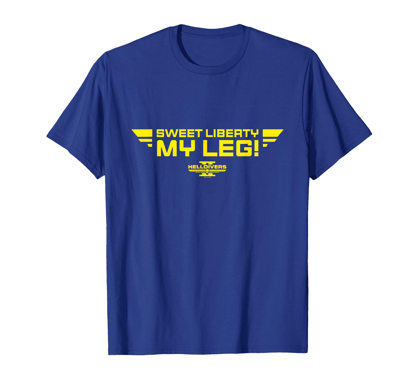 Helldivers 2 Sony PlayStation Game Sweet Liberty My Leg T-Shirt