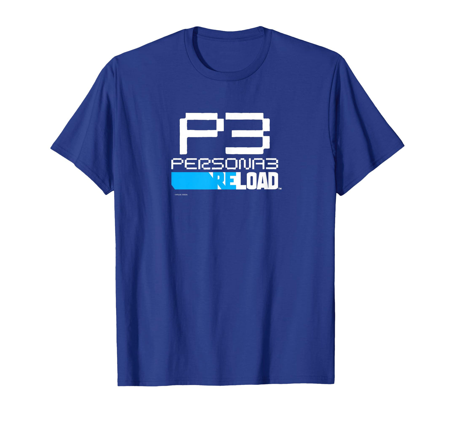 Persona 3 Reload Logo (White) ATLUS T-Shirt