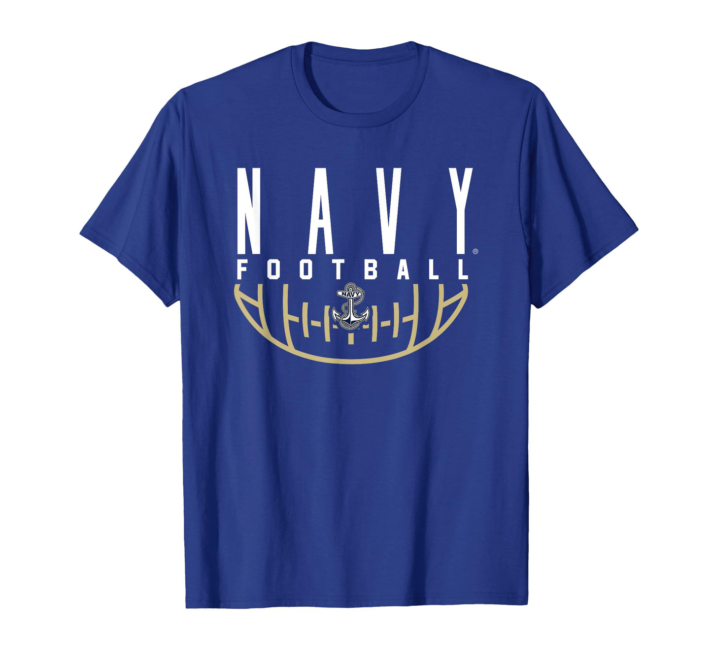 US Naval Academy Navy Midshipmen Football Arch T-Shirt
