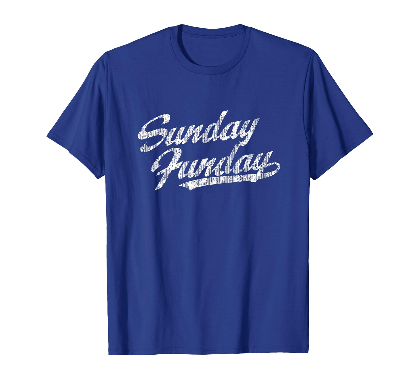 Sunday Funday T-Shirt Vintage Fun Day Sports Design Tee T-Shirt