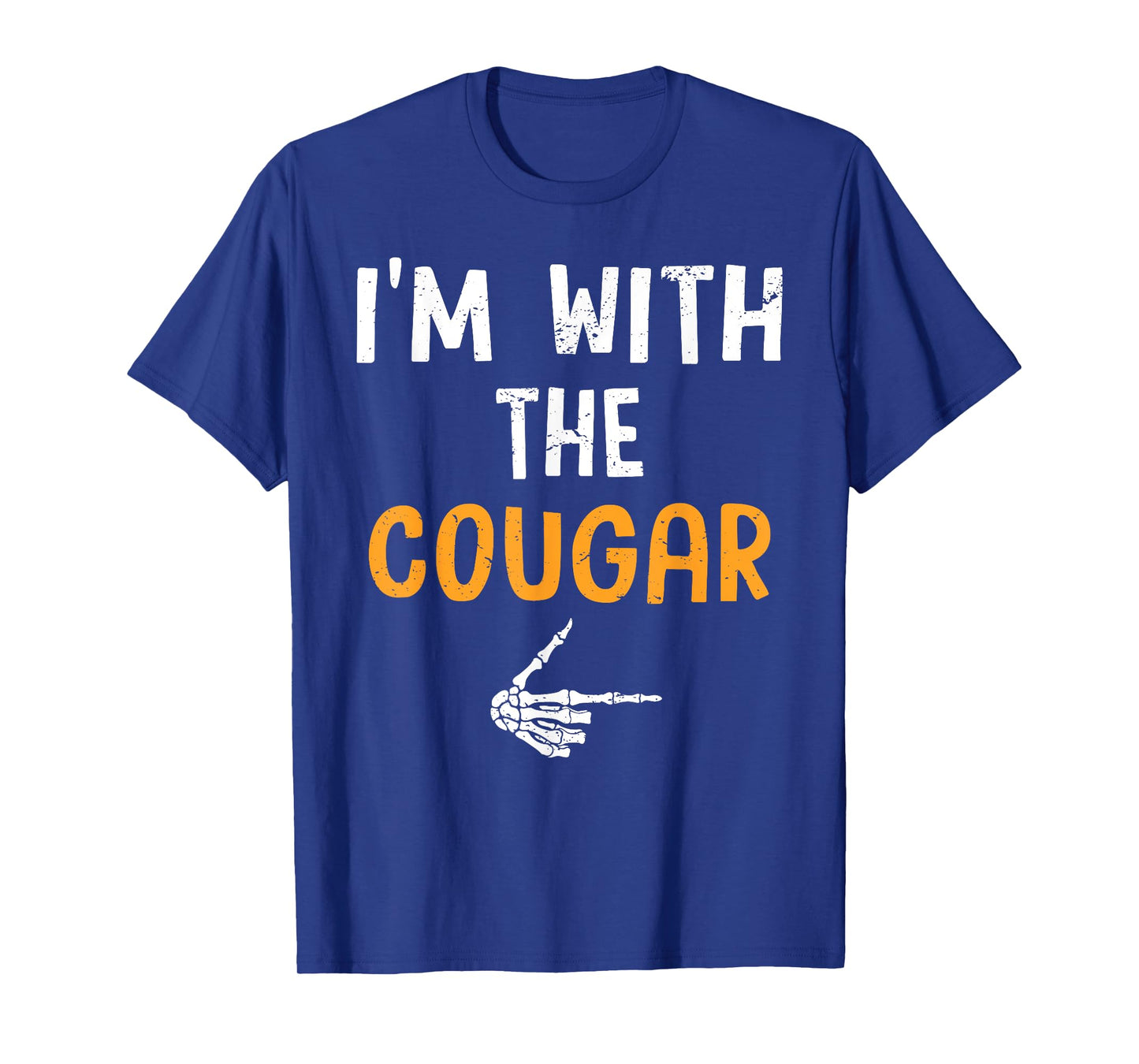I'm with The Cougar Costume Halloween Matching Couple T-Shirt