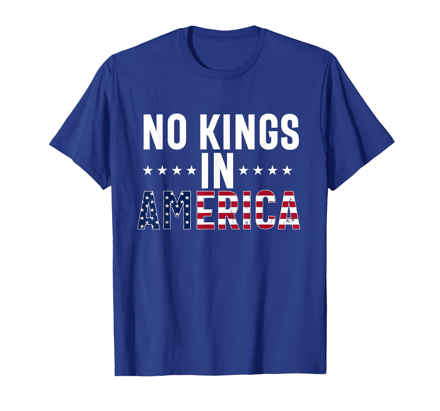 No Kings in America flag Protest Save Democracy T-Shirt