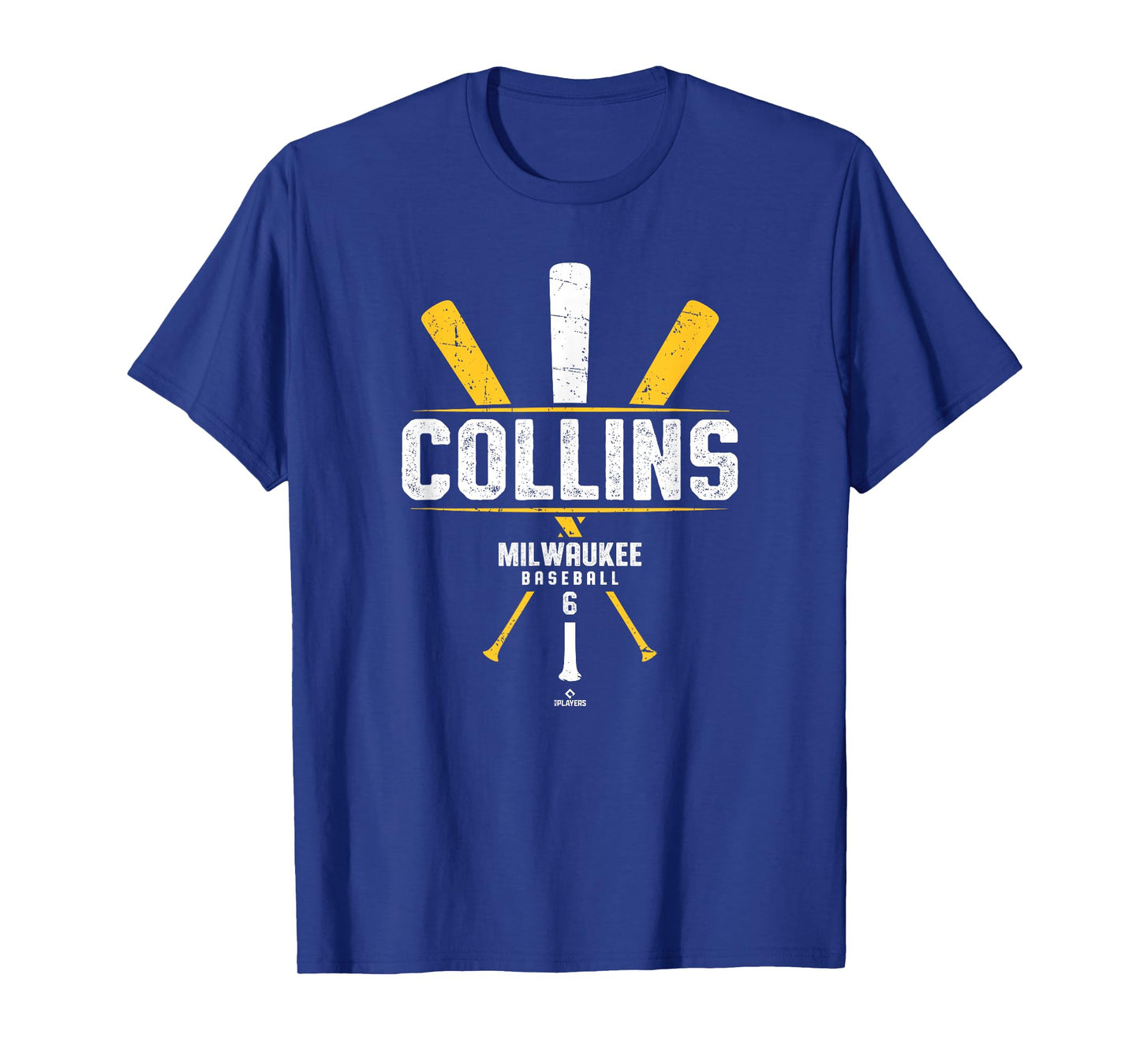 Vintage Baseball Bat Gameday Isaac Collins Milwaukee T-Shirt