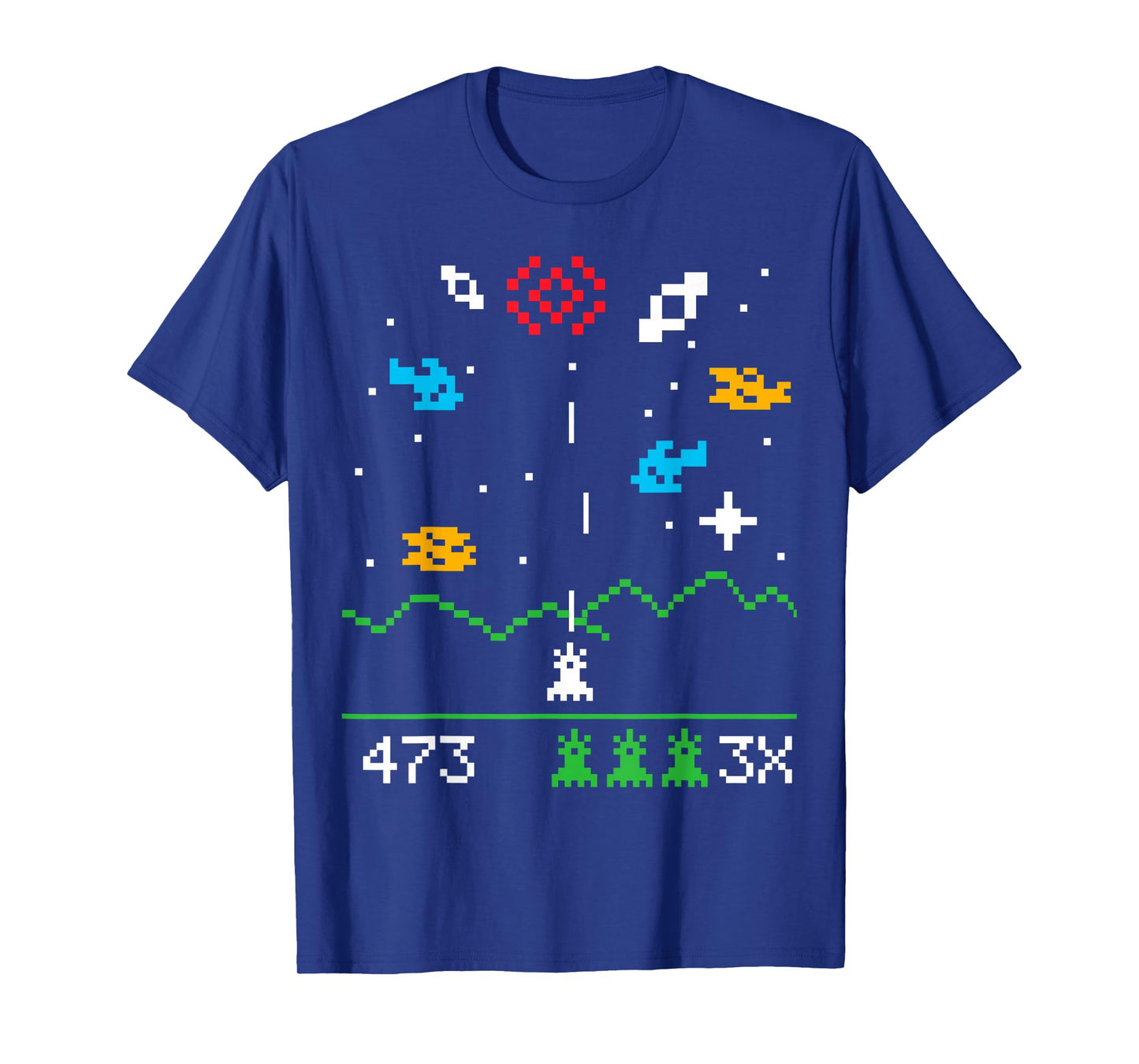 Funny Nerdy Vintage Astrospace Video Gamer Geek Gift T-Shirt