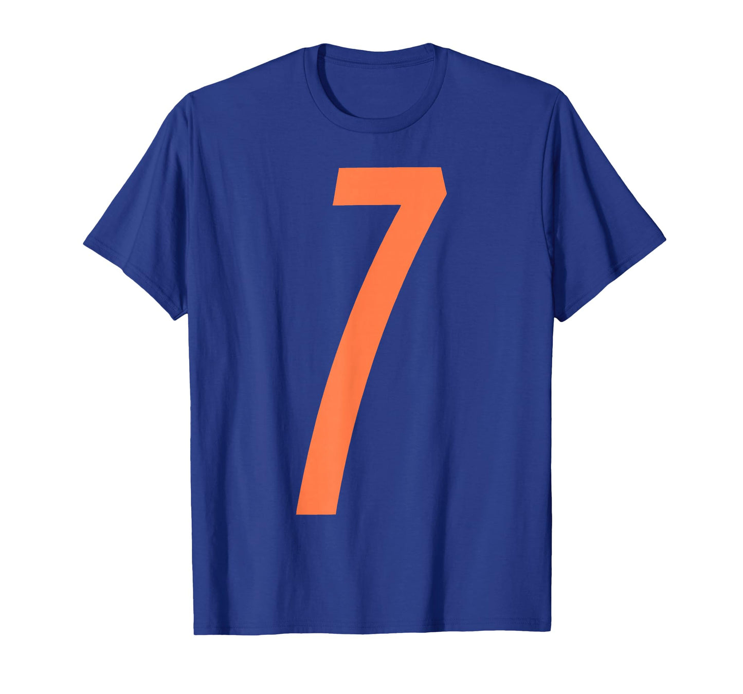 Orange Number 6 7 Funny Meme Halloween Matching Costume T-Shirt