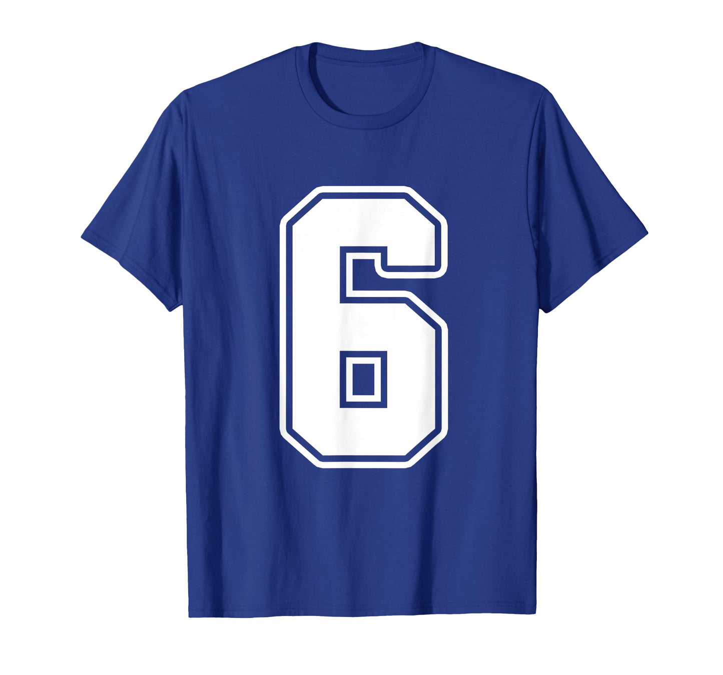 Number 6 Six Seven 6 7 Meme Funny 6th Birthday Design T-Shirt